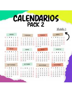 PLANTILLAS CALENDARIOS...