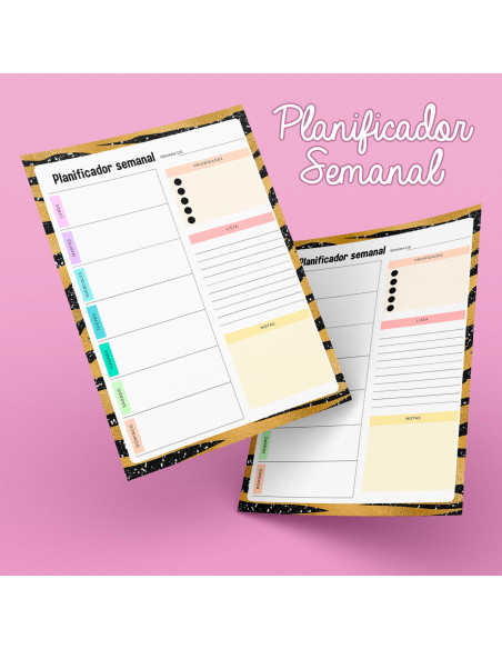 PLANTILLAS PLANIFICADOR SEMANAL PACK1