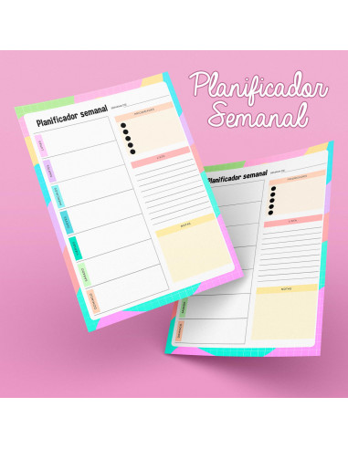 PLANTILLAS PLANIFICADOR SEMANAL PACK1