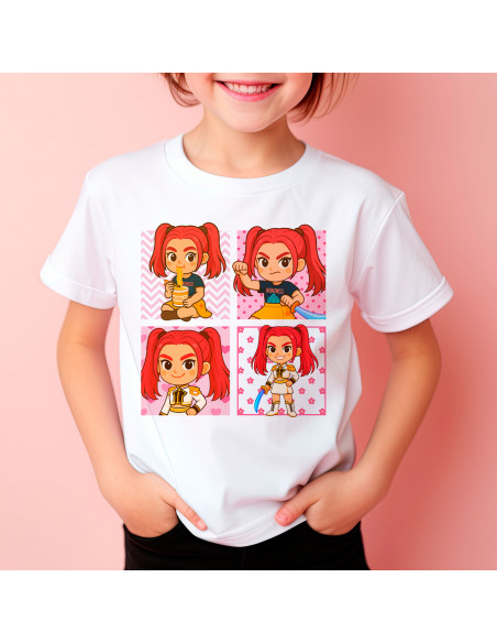 PLANTILLAS REMERAS GUERRERAS K POP DEMON HUNTERS PACK 2