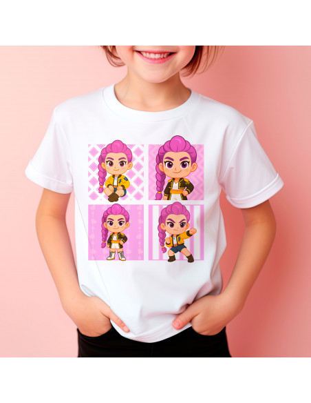 PLANTILLAS REMERAS GUERRERAS K POP DEMON HUNTERS PACK 2