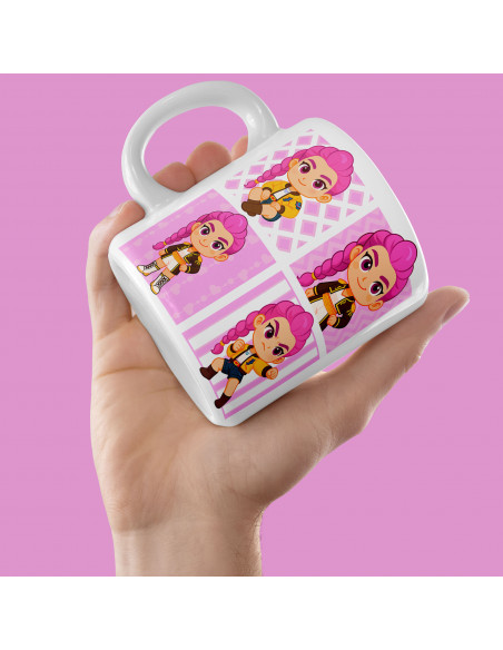 PLANTILLAS TAZAS GUERRERAS K POP DEMON HUNTERS PACK 2