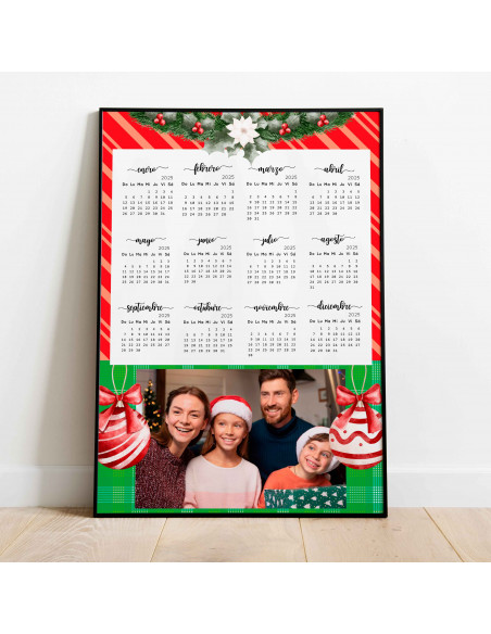 PLANTILLAS CALENDARIO 2026 PARA FOTO NAVIDAD