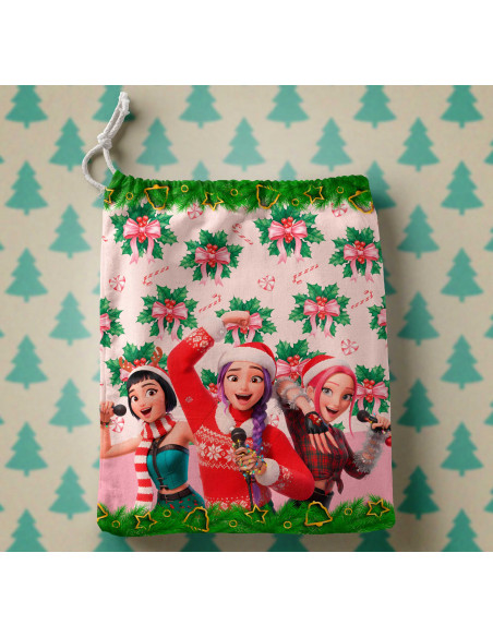 PLANTILLAS BOLSITAS NAVIDAD GUERRERAS K POP DEMON HUNTERS