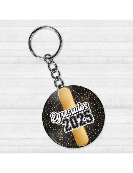 Plantillas Llaveros Egresados 2025 pack 3