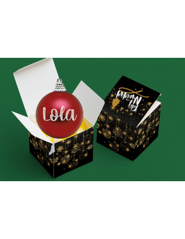 CAJAS CUADRADAS SUBLIMABLES NAVIDAD