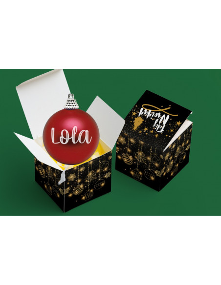 CAJAS CUADRADAS SUBLIMABLES NAVIDAD