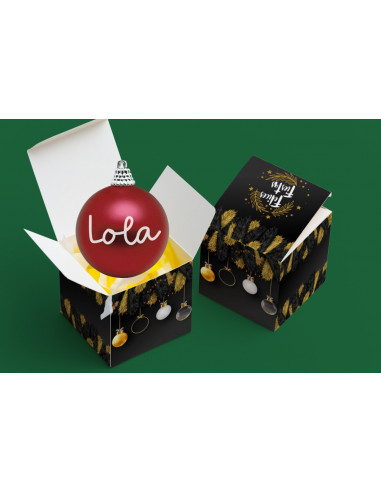 CAJAS CUADRADAS SUBLIMABLES NAVIDAD