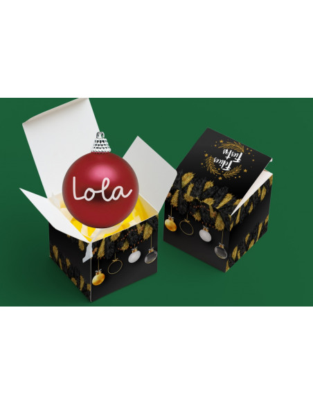 CAJAS CUADRADAS SUBLIMABLES NAVIDAD
