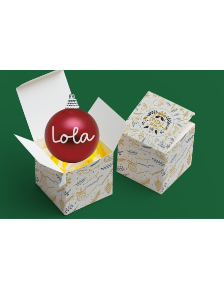 CAJAS CUADRADAS SUBLIMABLES NAVIDAD