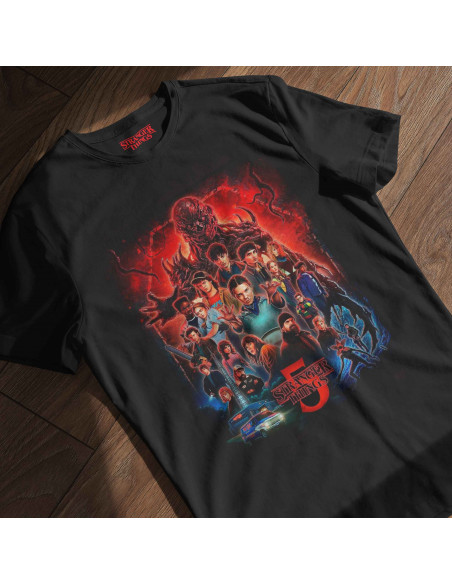 PLANTILLAS REMERAS  STRANGER THINGS 5 PACK 1