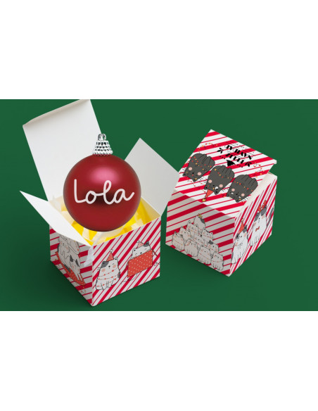 CAJAS CUADRADAS SUBLIMABLES NAVIDAD