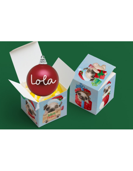 CAJAS CUADRADAS SUBLIMABLES NAVIDAD