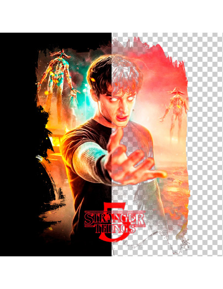 PLANTILLAS REMERAS  STRANGER THINGS 5 PACK 2