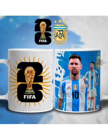 PLANTILLAS TAZAS ARGENTINA MUNDIAL 2026