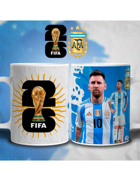 PLANTILLAS TAZAS ARGENTINA MUNDIAL 2026