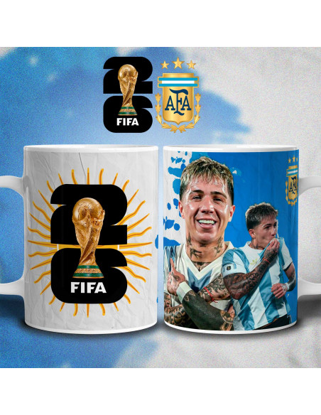 PLANTILLAS TAZAS ARGENTINA MUNDIAL 2026