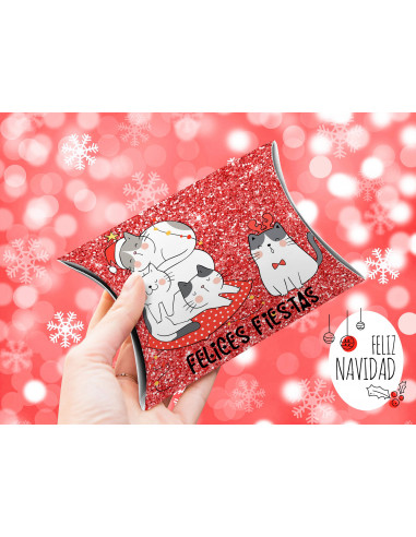 CAJITA ALMOHADA NAVIDAD