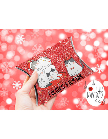 CAJITA ALMOHADA NAVIDAD