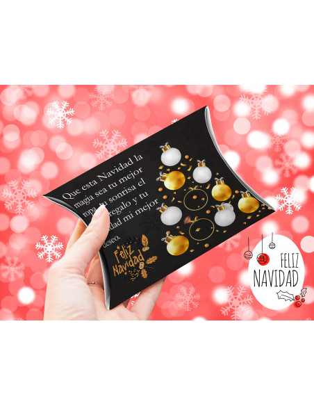 CAJITA ALMOHADA NAVIDAD