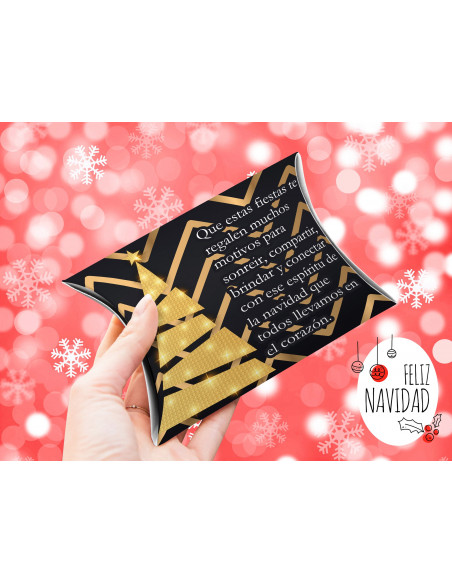 CAJITA ALMOHADA NAVIDAD