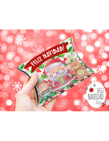 CAJITA ALMOHADA NAVIDAD