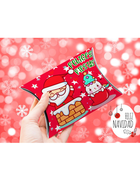 CAJITA ALMOHADA NAVIDAD