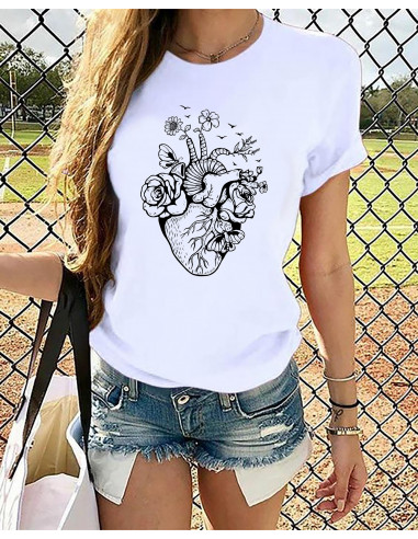 REMERAS CACTUS FLORES