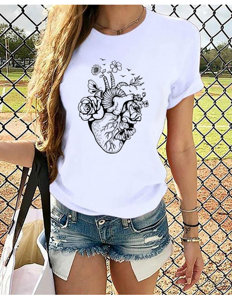 REMERAS CACTUS FLORES