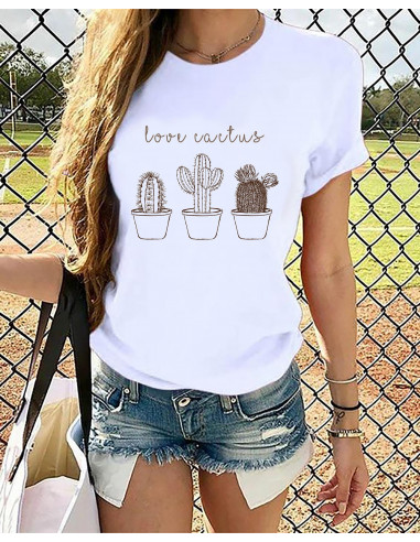 REMERAS CACTUS FLORES