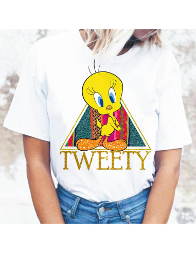 REMERA DIBUJOS GLITTER