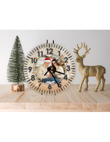 RELOJ FOTO NAVIDAD