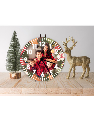 RELOJ FOTO NAVIDAD