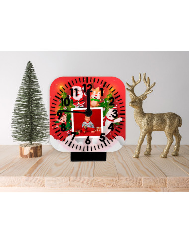RELOJ FOTO NAVIDAD