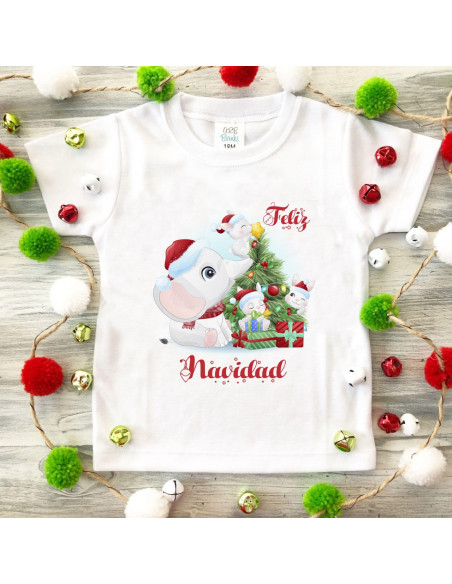 REMERAS NAVIDAD INFANTILES