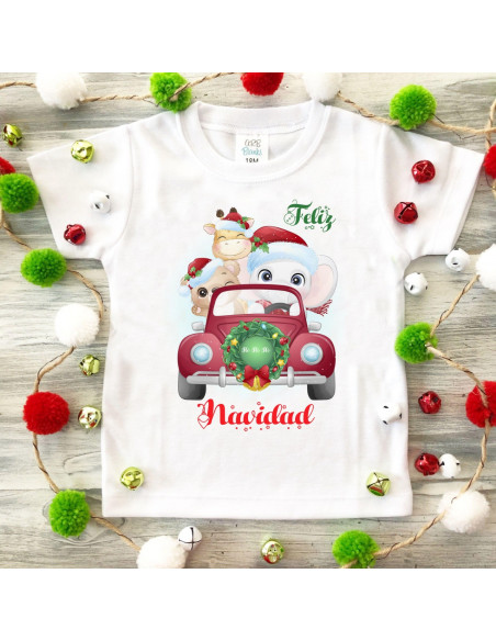 REMERAS NAVIDAD INFANTILES