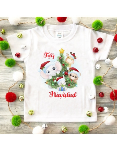 REMERAS NAVIDAD INFANTILES