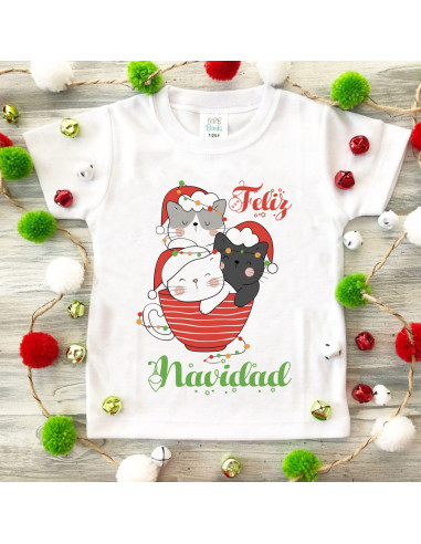 REMERAS NAVIDAD INFANTILES
