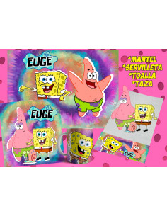 Pack Jardin- Bob Esponja