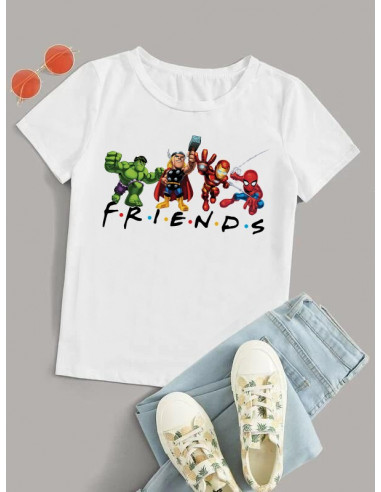 REMERAS FRIENDS PERSONAJES
