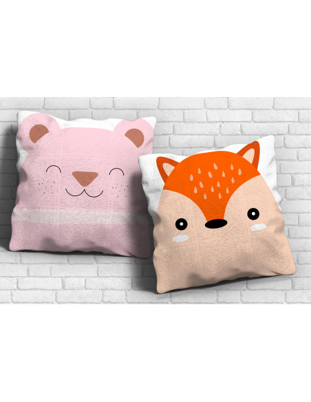 ALMOHADONES CARA ANIMALITOS