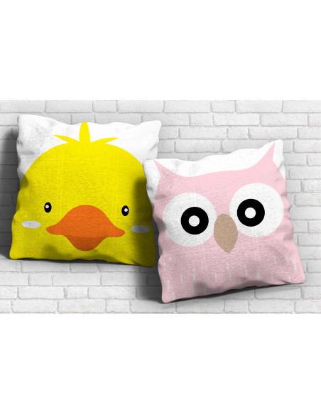 ALMOHADONES CARA ANIMALITOS