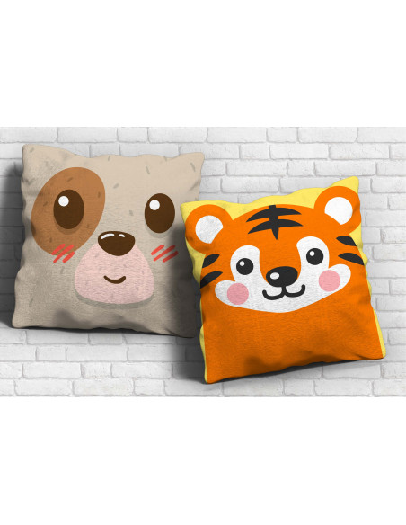 ALMOHADONES CARA ANIMALITOS