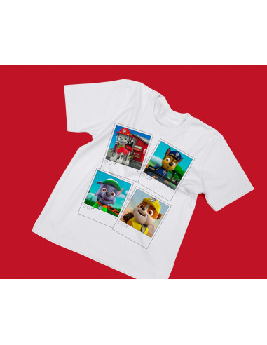 REMERAS INFANTILES ESTILO POLAROID