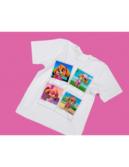 REMERAS INFANTILES ESTILO POLAROID