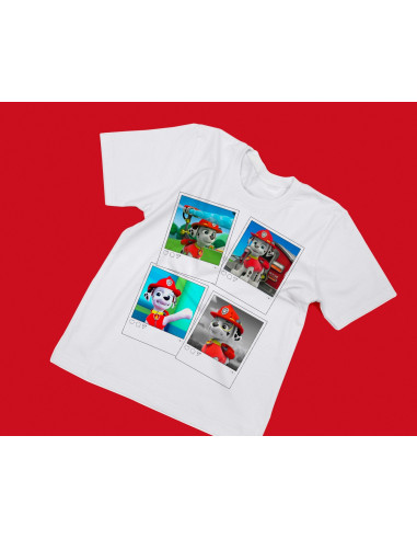 REMERAS INFANTILES ESTILO POLAROID