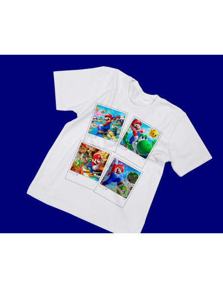 REMERAS INFANTILES ESTILO POLAROID
