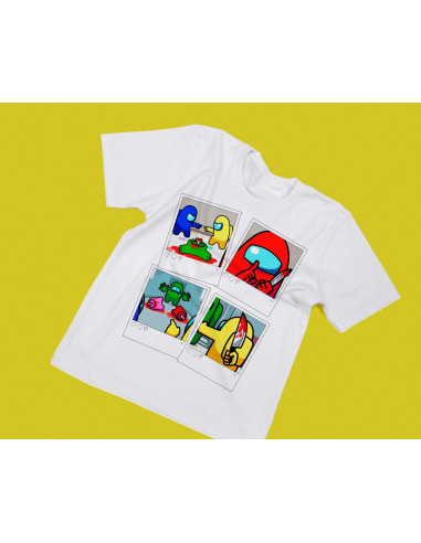 REMERAS INFANTILES ESTILO POLAROID