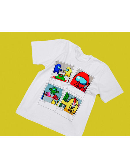 REMERAS INFANTILES ESTILO POLAROID