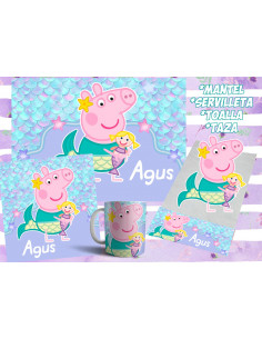 Pack Jardín - Peppa Sirena